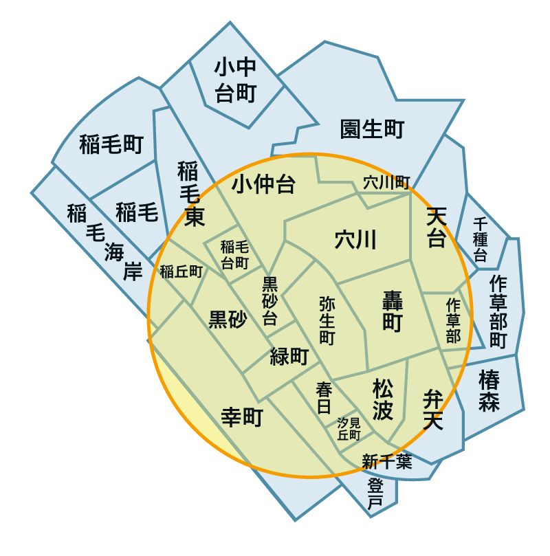 送迎エリアマップ